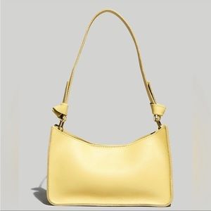 NEW Madewell Leather The Sydney Hobo Shoulder Bag In Chamomile